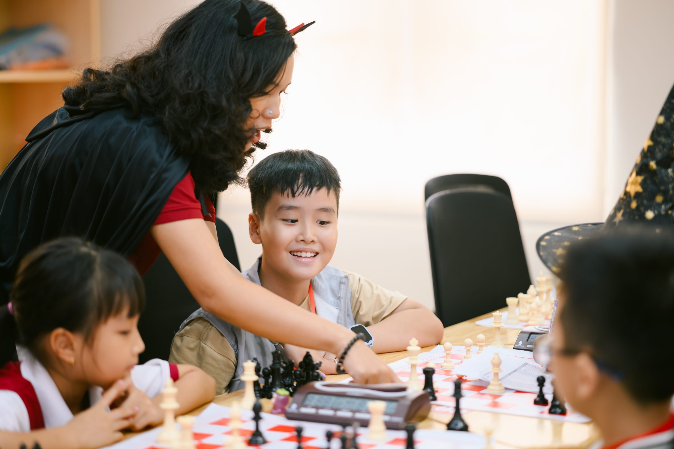 Guided by experienced chess coaches